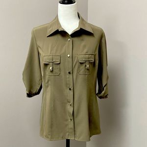 Khaki Puli Blouse